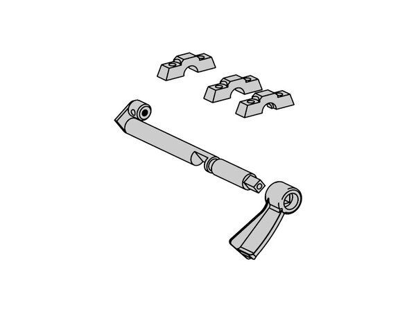 AN-MOTORS ASW.4027 Шток разблокировки (комплект) 