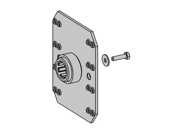 Alutech BV-5.16-AL Кронштейн крепления рейки 