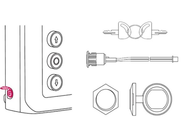 Alutech CUTR400.10-A Замок блокировки управления 
