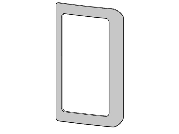 Alutech CUTR400.01-A Рамка 