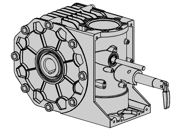 Alutech TR400.01 Редуктор привода 