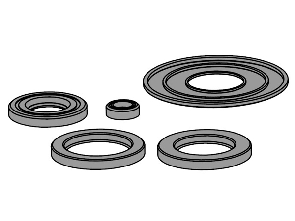 Alutech TR400.12 Комплект резиновых уплотнителей редуктора 