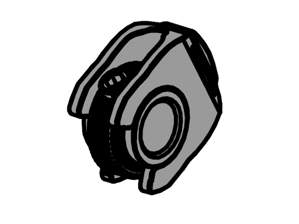 Alutech TR400.25-F Кулачек серый 