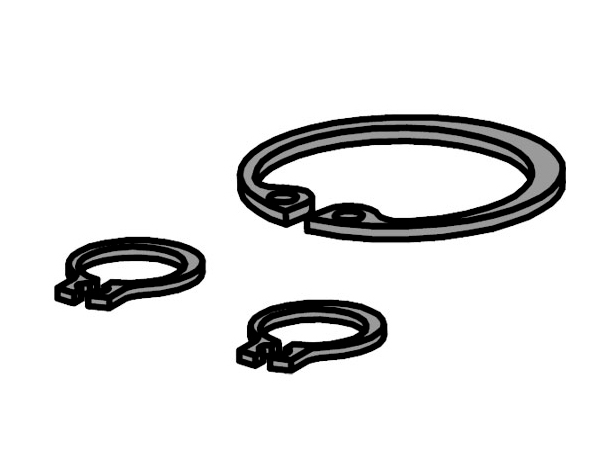 Alutech TR400.27 Комплект стопорных колец оси кулачков 