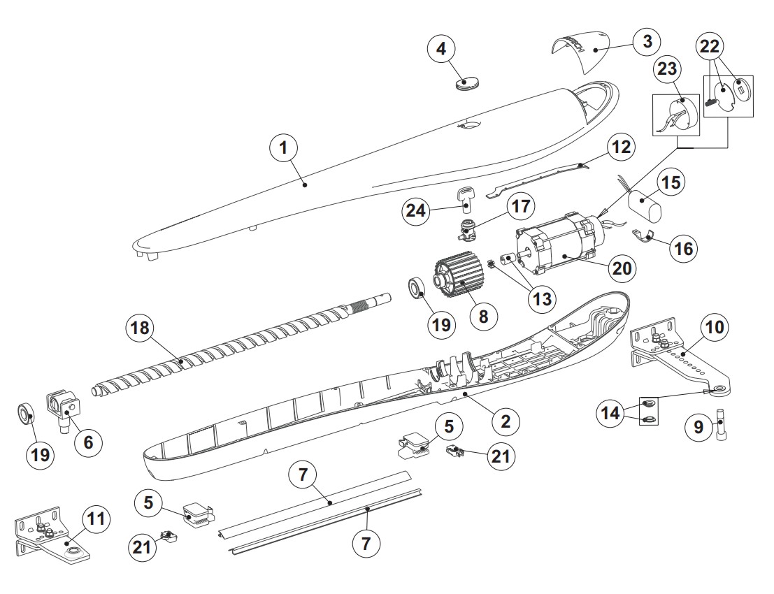 Запчасти для приводов AM-5000