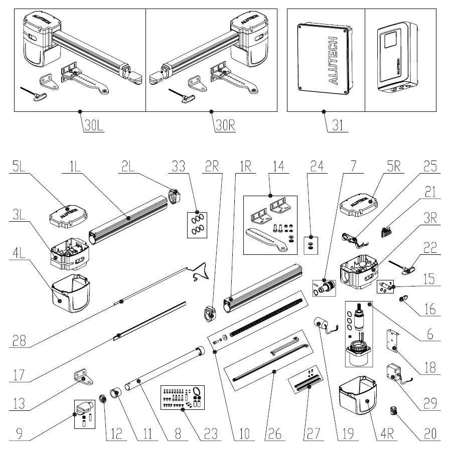 Alutech SC-3000(S)-KIT(-N)/SC-5000(S)-KIT(-N)